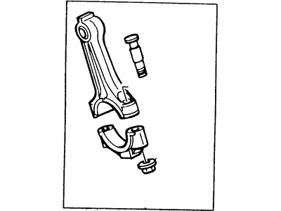 Ford Thunderbird Rod Bearing - FODZ-6200-A