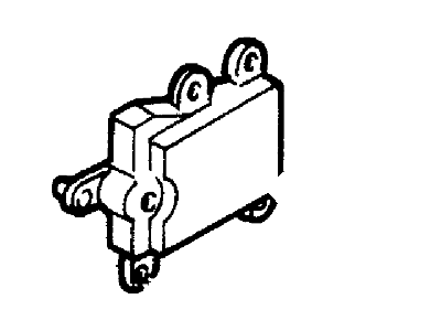 1995 Mercury Villager Blend Door Actuator - F3XY-19E616-B