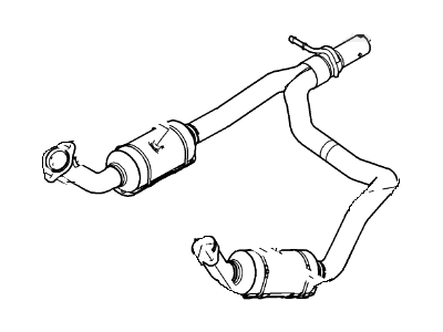 2009 Ford E-450 Super Duty Catalytic Converter - 9C2Z-5F250-B