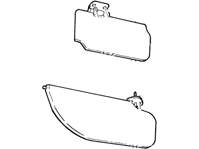 2002 Ford F-450 Super Duty Sun Visor - 2C3Z-2504104-DAA