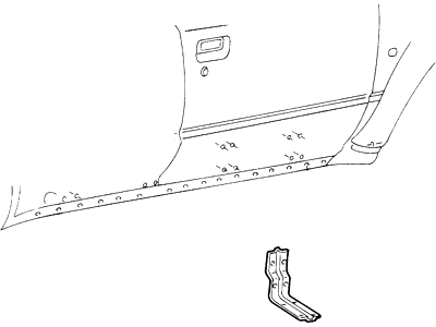 Ford F77Z16474AAA Bracket Assembly Rng Bd Front