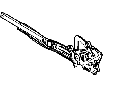 Ford 6C3Z-2523208-AA Regulator - Window - Less Motor