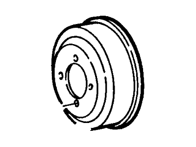 Mercury Grand Marquis Water Pump Pulley - YW7Z-8509-AA