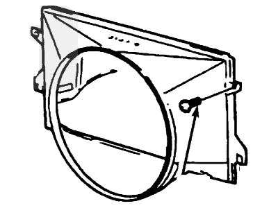 Ford Expedition Fan Shroud - F85Z-8146-BA