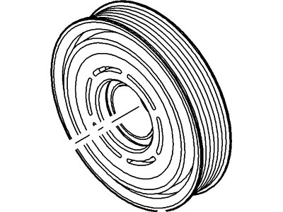 Lincoln Zephyr A/C Idler Pulley - 6E5Z-19D784-A