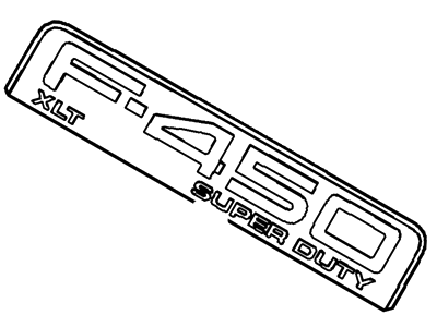 2009 Ford F-450 Super Duty Emblem - 8C3Z-16720-M