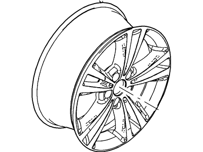 Ford 8A5Z-1007-A Wheel Assembly