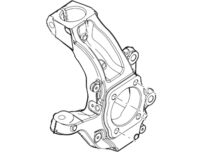 Ford 8G1Z-3K185-R Front Wheel Knuckle