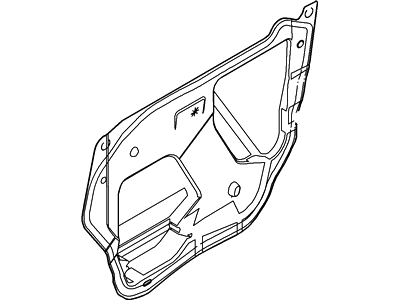 Ford 8A8Z-74237A04-A Shield - Water Splash