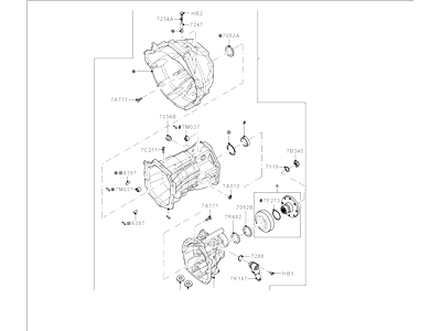 Ford 7R3Z-7003-N Transmission Assembly