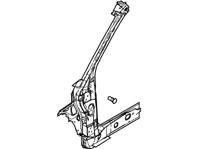 Ford YS4Z-61025A01-AA Reinforcement - "A" Pillar