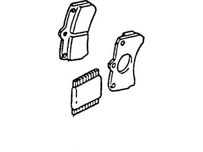Mercury Tracer Brake Pads - XS4Z-2001-AA