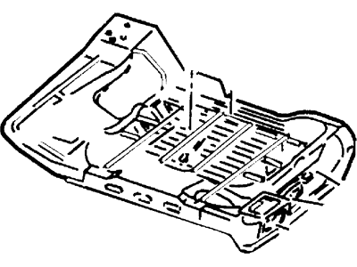 Ford 5W7Z-5463100-DA Frame And Spring - Front Seat Cushion