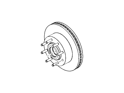 Ford F-450 Super Duty Brake Disc - HC3Z-1102-J