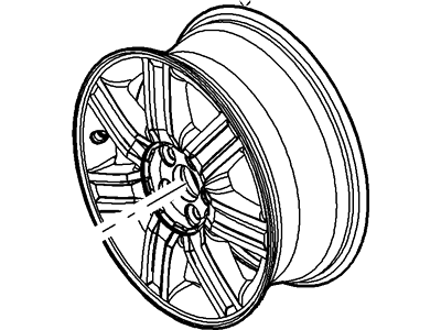 2009 Ford Taurus Spare Wheel - 8T5Z-1007-B