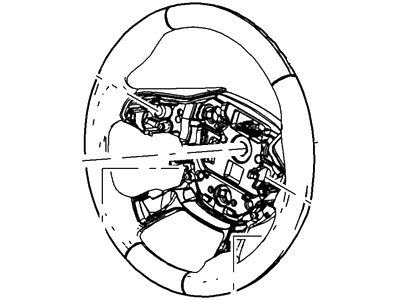 Ford DV6Z-3600-FA Steering Wheel Assembly