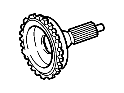 Ford XL2Z-7A658-AA Shaft