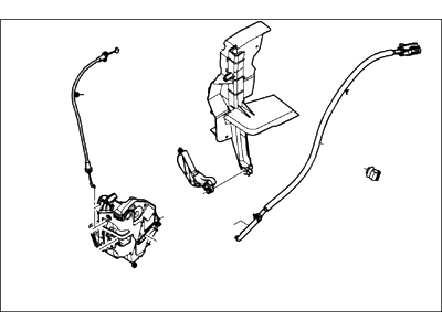 2014 Ford Focus Door Latch Assembly - CM5Z-54219A64-F