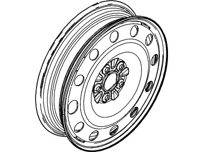 Ford AE9Z-1007-E Wheel Assembly