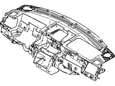 Ford 8A5Z-5404320-A Panel - Instrument