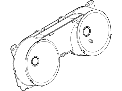 Ford DR3Z-10890-B Mask - Fuel And Temperature Gauge
