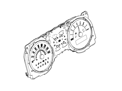 2013 Ford Mustang Instrument Cluster - DR3Z-10849-CA