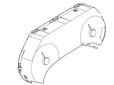 Ford Expedition Instrument Cluster - XL3Z-10849-CA
