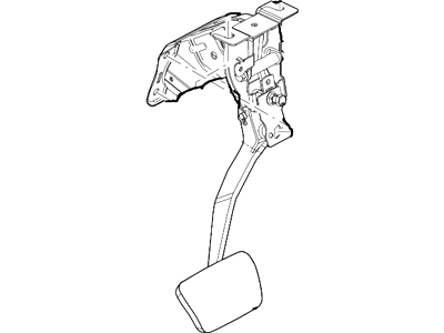 Ford Fusion Brake Pedal - 6E5Z-2455-AA