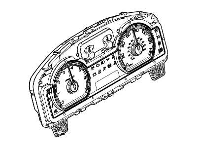 Lincoln MKS Instrument Cluster - 8A5Z-10849-A