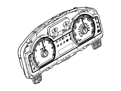 Ford 8A5Z-10849-C Instrument Cluster