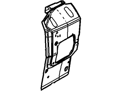 Ford 4S4Z-5429333-AA Extension - "D" Pillar