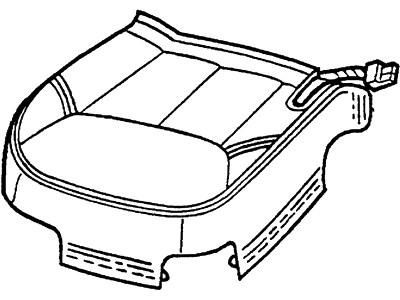 1999 Lincoln Town Car Seat Cushion - F8VZ54632A22AA