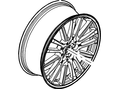 2013 Lincoln MKX Spare Wheel - BA1Z-1007-BCP