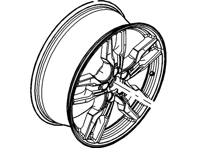 2012 Lincoln MKX Spare Wheel - BT4Z-1007-D