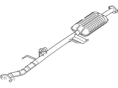 2004 Ford Escape Muffler - YL8Z-5230-AA