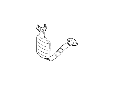 2001 Ford Escape Catalytic Converter - YL8Z-5E212-GA