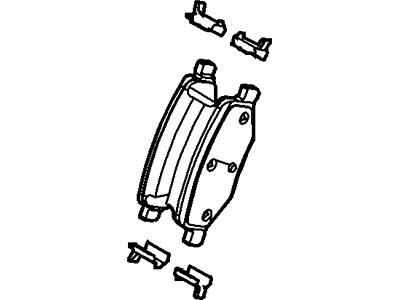 Lincoln MKT Brake Pads - 8A8Z-2200-A