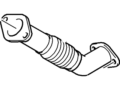 2004 Ford Focus Exhaust Pipe - 2M5Z-5G203-AA