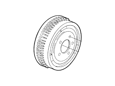 2005 Mercury Sable Brake Drum - 1F1Z-1126-BA