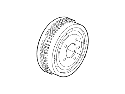 1994 Ford Thunderbird Brake Drum - F6SZ-1126-BA