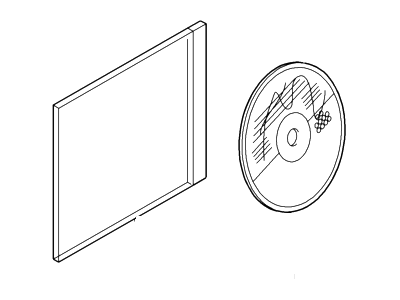 Ford 8L8Z-10E987-A Disc - Navigation Map