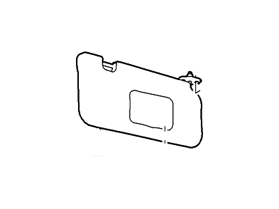 Ford AL8Z-7804105-DA Sun Visor Assembly