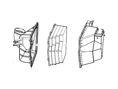 Ford Air Filter Box - 4S4Z-9600-BA