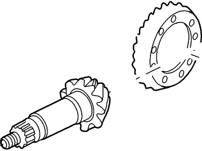 Ford 7C3Z-4209-E Gear And Pinion Assembly - Driving