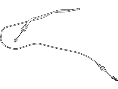 Ford Focus Accelerator Cable - 3S4Z-9A758-BE