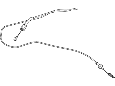 2004 Ford Focus Accelerator Cable - 3S4Z-9A758-BE