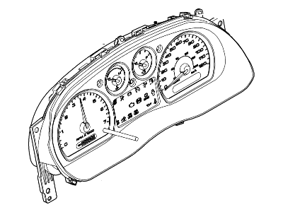 2010 Ford Ranger Speedometer - AL5Z-10849-AA