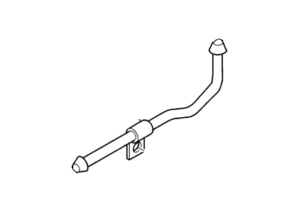 2001 Ford Focus PCV Valve Hose - YS4Z-6758-EA