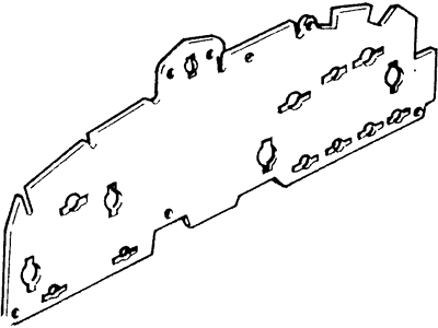 F77Z-10K843-DB Ford Printed Circuit Illustration 1 of 1