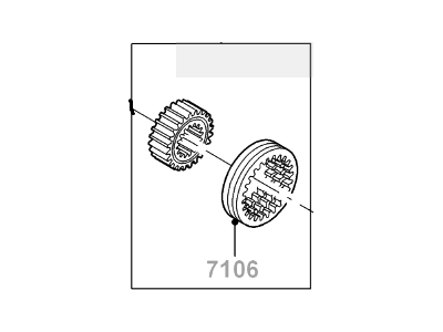 Lincoln Synchronizer Ring - 3L8Z-7124-A